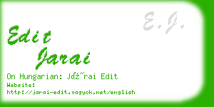 edit jarai business card